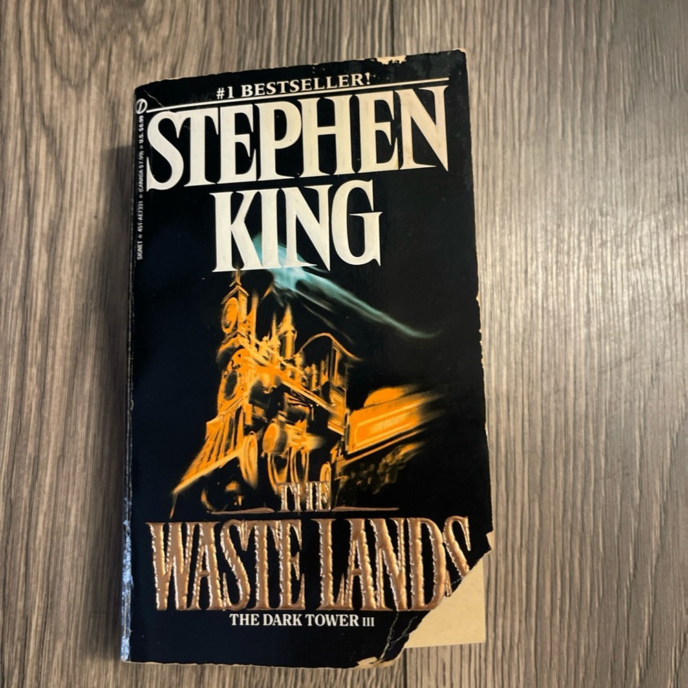 Stephen King The Waste Lands Book Autographed with Authenticity Certificate